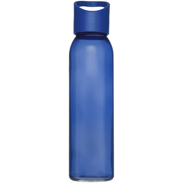 Sky 500 ml glass water bottle - Blue
