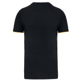 T-shirt Day To Day korte mouwen Black / Yellow 3XL