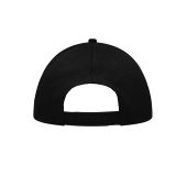 MB6223 6 Panel Heavy Brushed Cap - black - one size