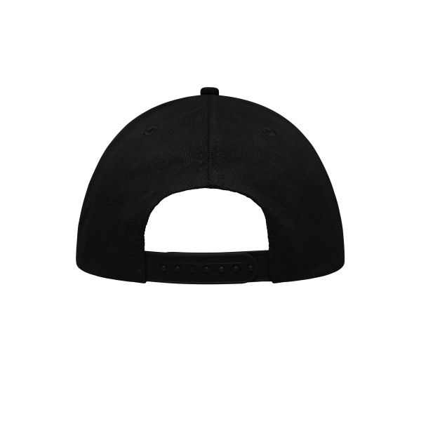 MB6223 6 Panel Heavy Brushed Cap - black - one size