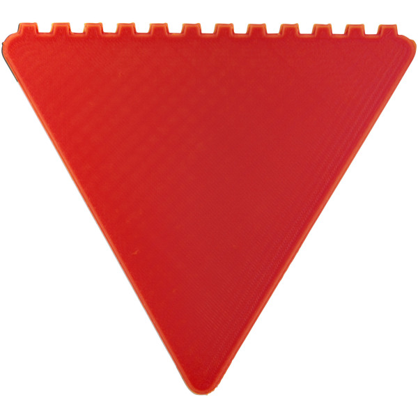 Frosty 2.0 triangular recycled plastic ice scraper - Red