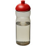 H2O Active® Eco Base 650 ml sportfles met koepeldeksel - Charcoal/Rood