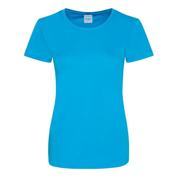 AWDis Ladies Cool Smooth T-Shirt, Sapphire Blue, XS, Just Cool