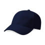Pro-Style Heavy Brushed Cotton Cap - French Navy - One Size