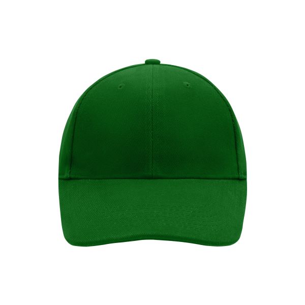 MB018 6 Panel Cap Low-Profile donkergroen one size