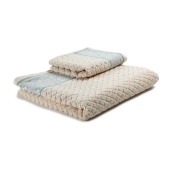 T1-Winter60 Exclusive Winter Towel set - Shell/Pearl Blue