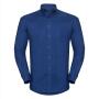 RUS Men LSL Clas. Oxford Shirt, Bright Royal, L