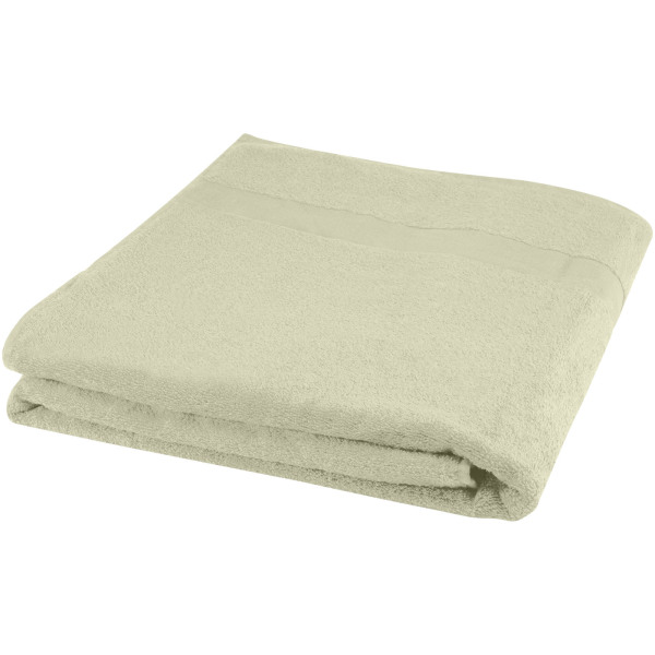 Evelyn 450 g/m² cotton bath towel 100x180 cm - Light grey