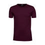Mens Interlock T-Shirt - Wine - 2XL