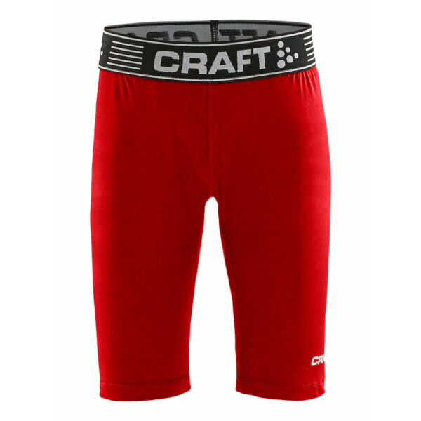 Craft Pro Control short tights jr bright red 122/128