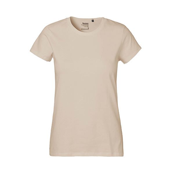 Neutral ladies classic t-shirt-Sand-XS