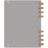 12M daily XL spiral hard cover planner - Grey