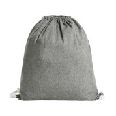drawstring bag PLANET light grey