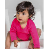 Baby long Sleeve Bodysuit - Fuchsia - 0-3