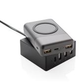 Ultimate 10.000 mAh powerbank met draadloze oplader, zwart
