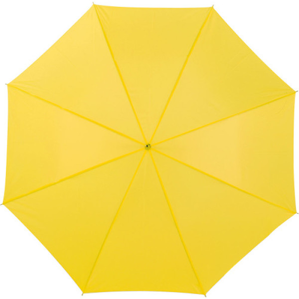 Polyester (190T) umbrella Andy yellow