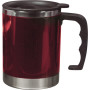 Stainless steel and AS double walled mug Gabi red