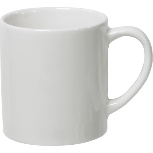 Ceramic mug Rachelle white