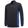 Polosweater Bicolor 302003 Navy-Royalblue 4XL