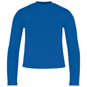 Kinder thermo t-shirt lange mouwen Sporty Royal Blue 6/8 jaar