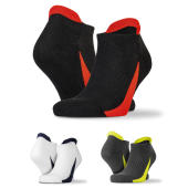 3-Pack Sneaker Socks - White/Navy - S/M