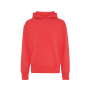 Iqoniq Yoho recycled cotton relaxed hoodie, luscious red (M)