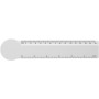 Tait 15 cm circle-shaped recycled plastic ruler - White