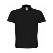 ID.001 Piqué Polo Shirt - Black - XS