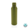 RCS gerecycled roestvrijstalen vacuümfles 500ML, groen