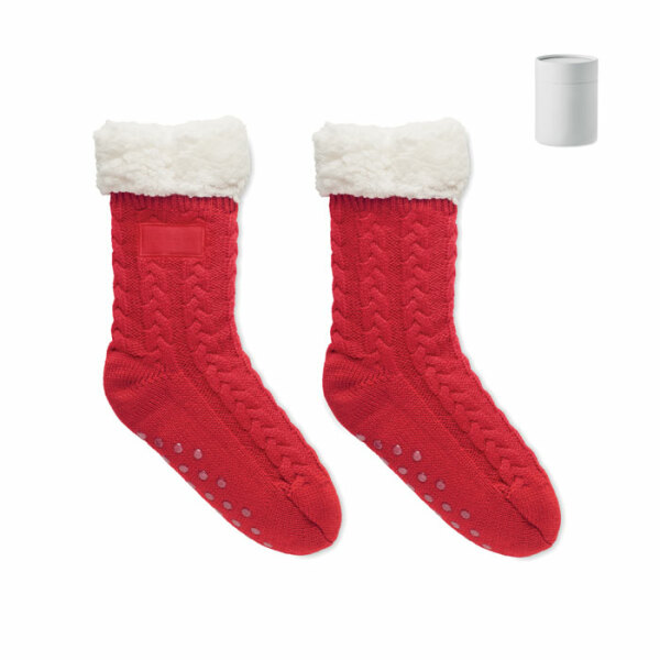 Pair of christmas slipper sock M