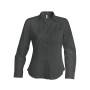 Dames non-iron blouse lange mouwen Zinc M