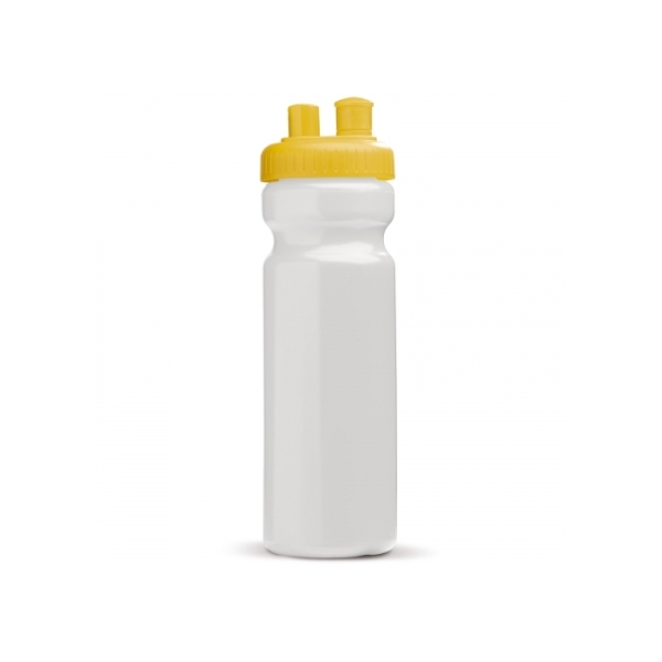 Sportsbottle with vaporizer 750ml - White / Yellow