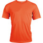 Functioneel sportshirt Fluorescent Orange XS