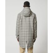 Padded Parker Tweed - Uniseks tweed check gewatteerd parkerjack - XXS