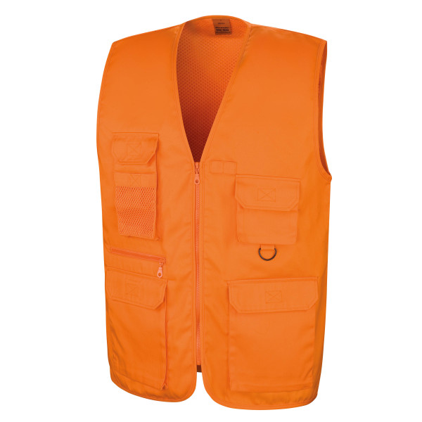 Safari Waistcoat Orange XL