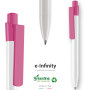 Ballpoint Pen e-Infinity Recycled White Fuchsia