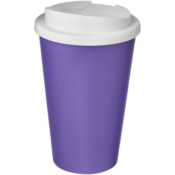 Americano® 350 ml tumbler with spill-proof lid - Purple/White