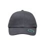 MB6223 6 Panel Heavy Brushed Cap - carbon - one size