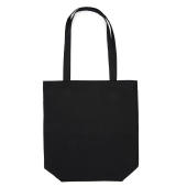 Cotton Bag LH with Gusset - Black - One Size