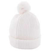 Grof Gebreide Beanie with pumpkin Grof Gebreide Beanie with pumpkin