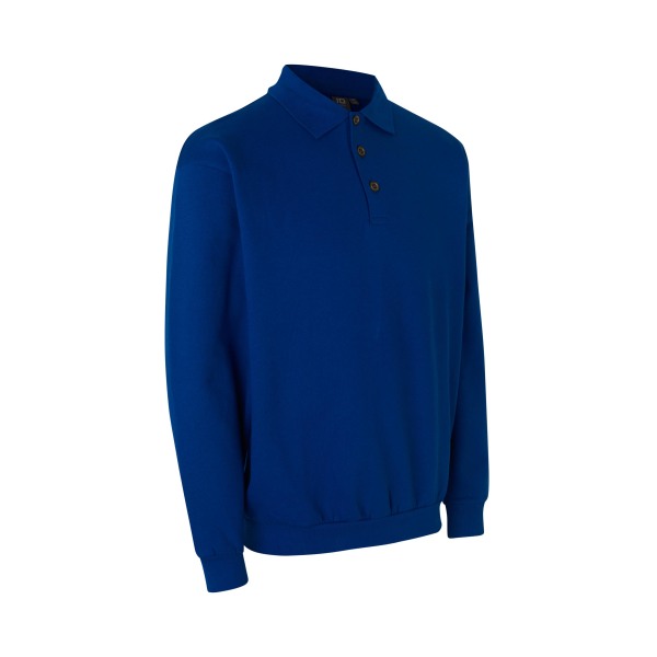 Polo sweatshirt | classic - Royal blue, 4XL
