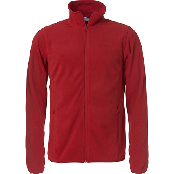 Clique Basic Micro Fleece Jacket rood 4xl