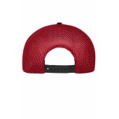 MB6233 Seamless Mesh Cap - red/black - one size