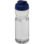 H2O Active® Base Tritan™ 650 ml sportfles met klapdeksel - Transparant/Blauw