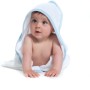 Babies' Hooded Towel White / Pale Pink One Size