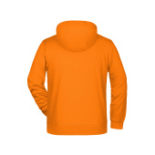 8026 Men's Zip Hoody oranje L