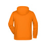 8026 Men's Zip Hoody oranje 5XL