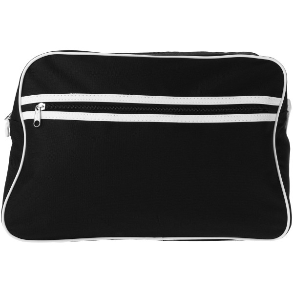 Sacramento messenger bag 12L - Solid black/White