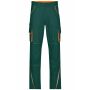 Workwear Pants - COLOR - - dark-green/orange - 46