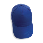 Impact AWARE™ 5 panel 190gr gerecycled katoenen cap, blauw